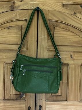 UNIQUE WEST Vegan Leather Crossbody